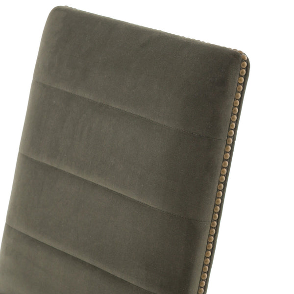 Nate Dining Chair-Modern Velvet Loden