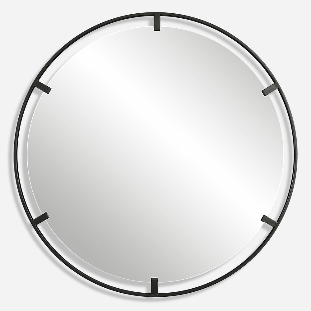 Cashel Round Iron Mirror