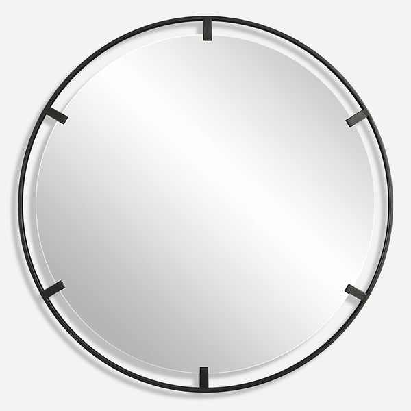 Cashel Round Iron Mirror