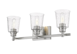 Bohin 3 Light Vanity in Brushed Nickel  Finish