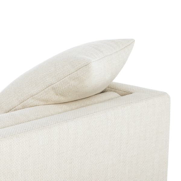 Everly Tete A Tete Chaise in Irving Taupe
