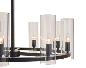 CLARABELLE CHANDELIER - SMALL - BLACK
