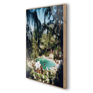 Eleuthra Pool Party (24" X 24") In Slim Aarons's Showcase In Photography Art