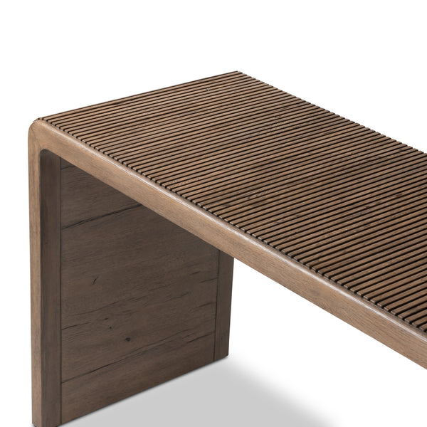 Leo Console Table in Rustic Grey