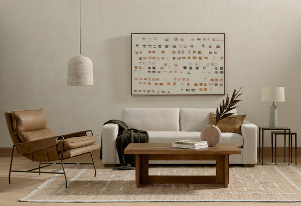 Boone Sofa 86" In Thames Cream