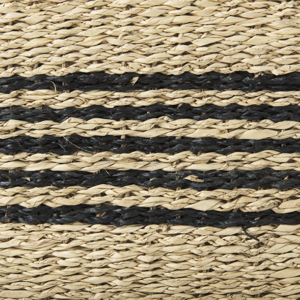 Cullen 15.7L x 15.7W x 15.7H (Set of 3) Grey Twisted Seagrass Square Basket
