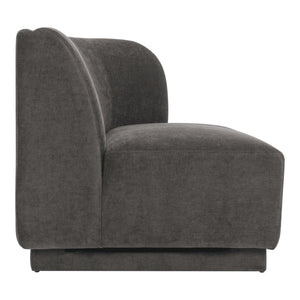 Moe's Yoon 2 Seat Sofa in Grey