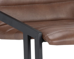 WEBBER COUNTER STOOL - BRAVO COGNAC