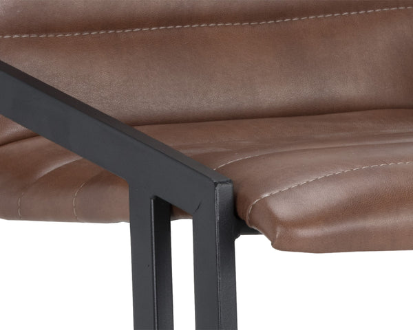 WEBBER COUNTER STOOL - BRAVO COGNAC