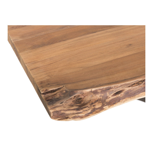 Moe's Bent Small Dining Table in Natural Acacia Wood