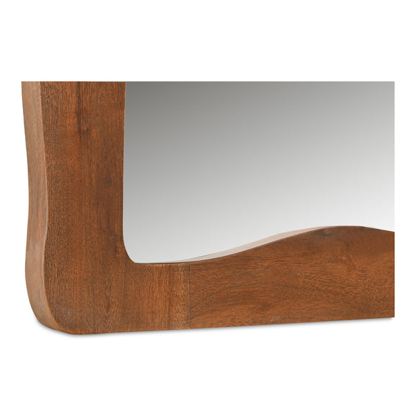 Ellis Large Mirror in Walnut Brown