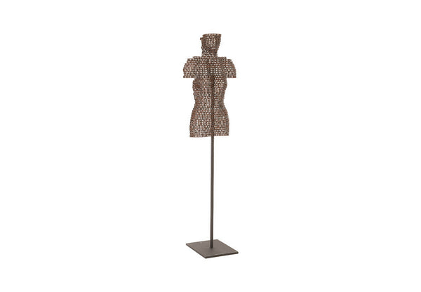 Chain Bust, Floor Sculpture