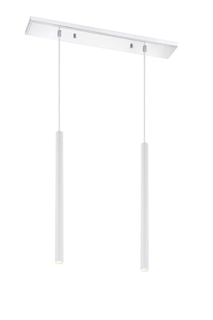 Forest 2 Light Island/Billiard in Chrome Finish