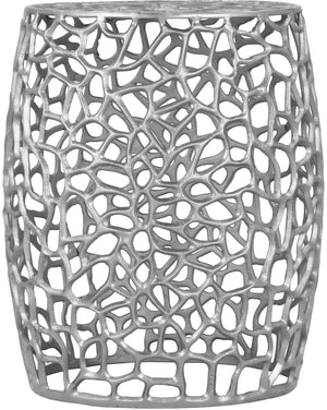 Glen End Table In Silver