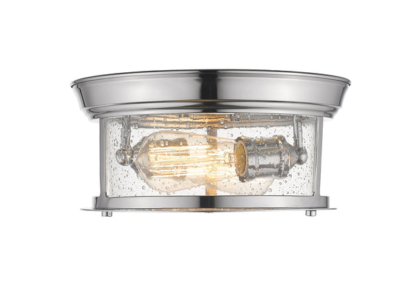 Sonna 2 Light Flush Mount in Chrome Finish