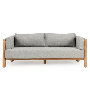 Aston Outdoor Sofa - Natural/Gray Teak