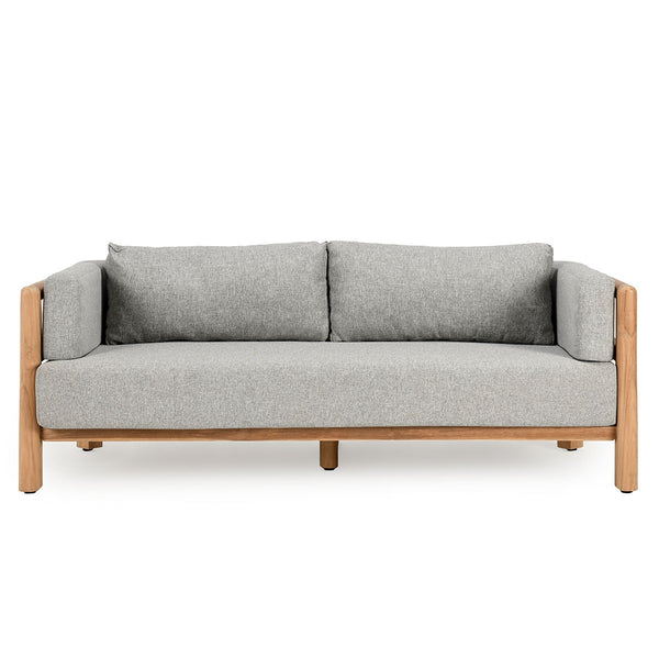 Aston Outdoor Sofa - Natural/Gray Teak