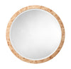 Chandler Round Wall Mirror, Natural