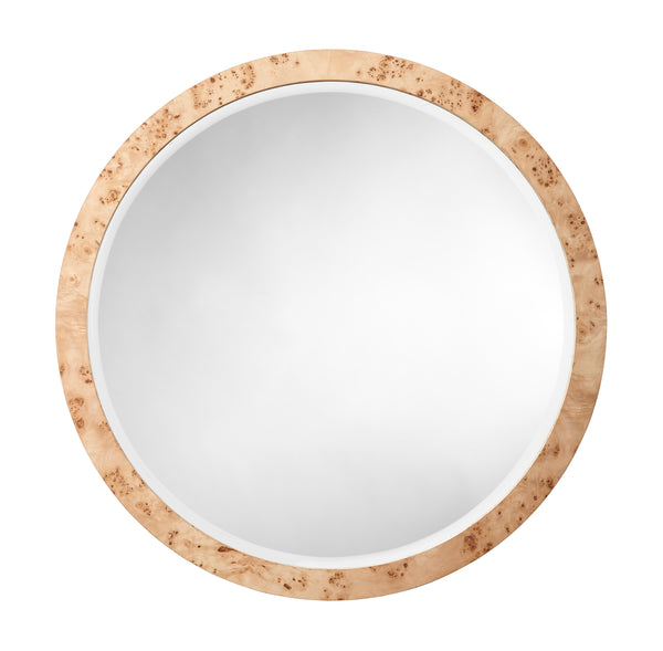  Chandler Round Wall Mirror, Natural