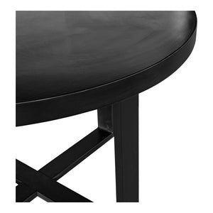 Moe's Jedrik Round Outdoor Dining Table Black