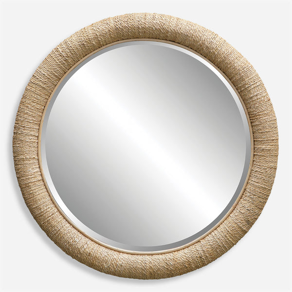 Mariner Natural Round Mirror