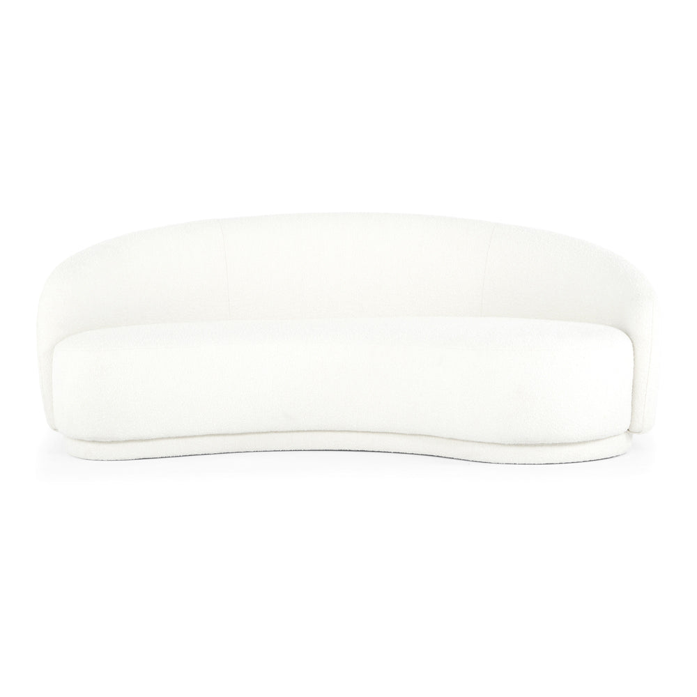 Moe's Excelsior Sofa in Cream Boucle