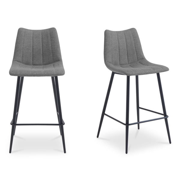Moe's Alibi Bar Stool Dark Grey Set of Two