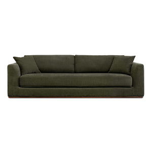 Rue Sleeper Sofa in Deep Green with Feather Fill