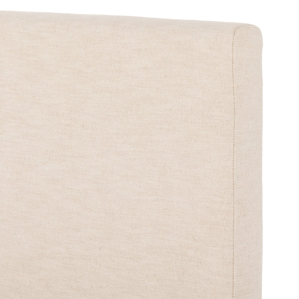 Martina Bed Wide King in Bergamo Parchment
