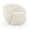 Adley Plush Swivel Chair - Soft Vanilla