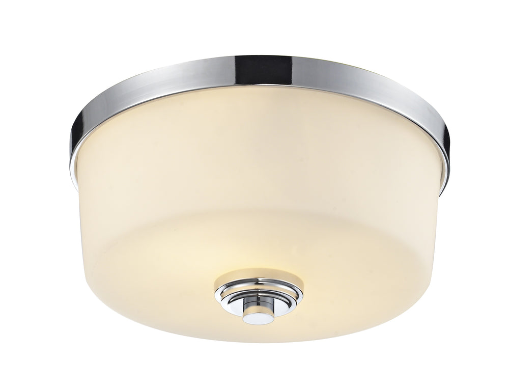 Lamina 2 Light Flush Mount in Chrome  Finish