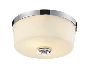 Lamina 2 Light Flush Mount in Chrome  Finish