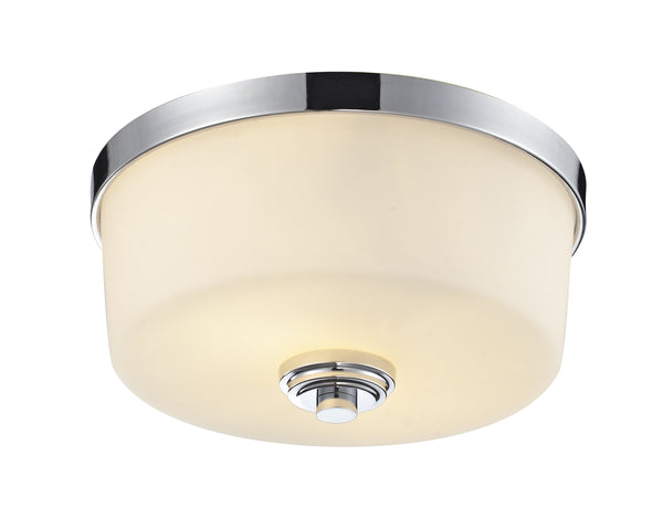 Lamina 2 Light Flush Mount in Chrome  Finish