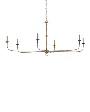 Nottaway Bronze Large Chandelier In Pyrite Bronze