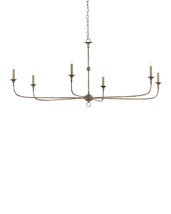 Nottaway Bronze Large Chandelier In Pyrite Bronze