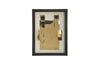 OPEN BOX - Armor Vest Wall Art , Plated Brass, w/LED