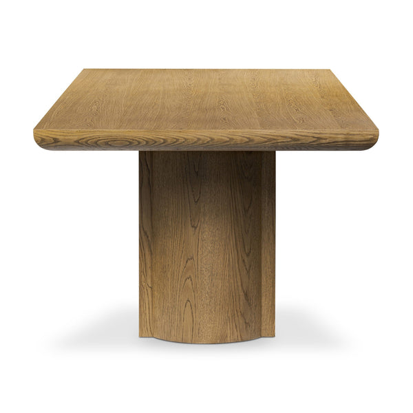 Garrett Dining Table - Amber Oak Thin Veneer