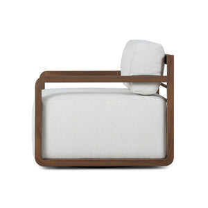 Stroud Outdoor Swivel Chair - Alessi Linen