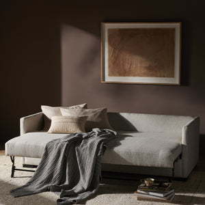 Wickham Sofa Bed In 86.5" In Alameda Snow In Full
