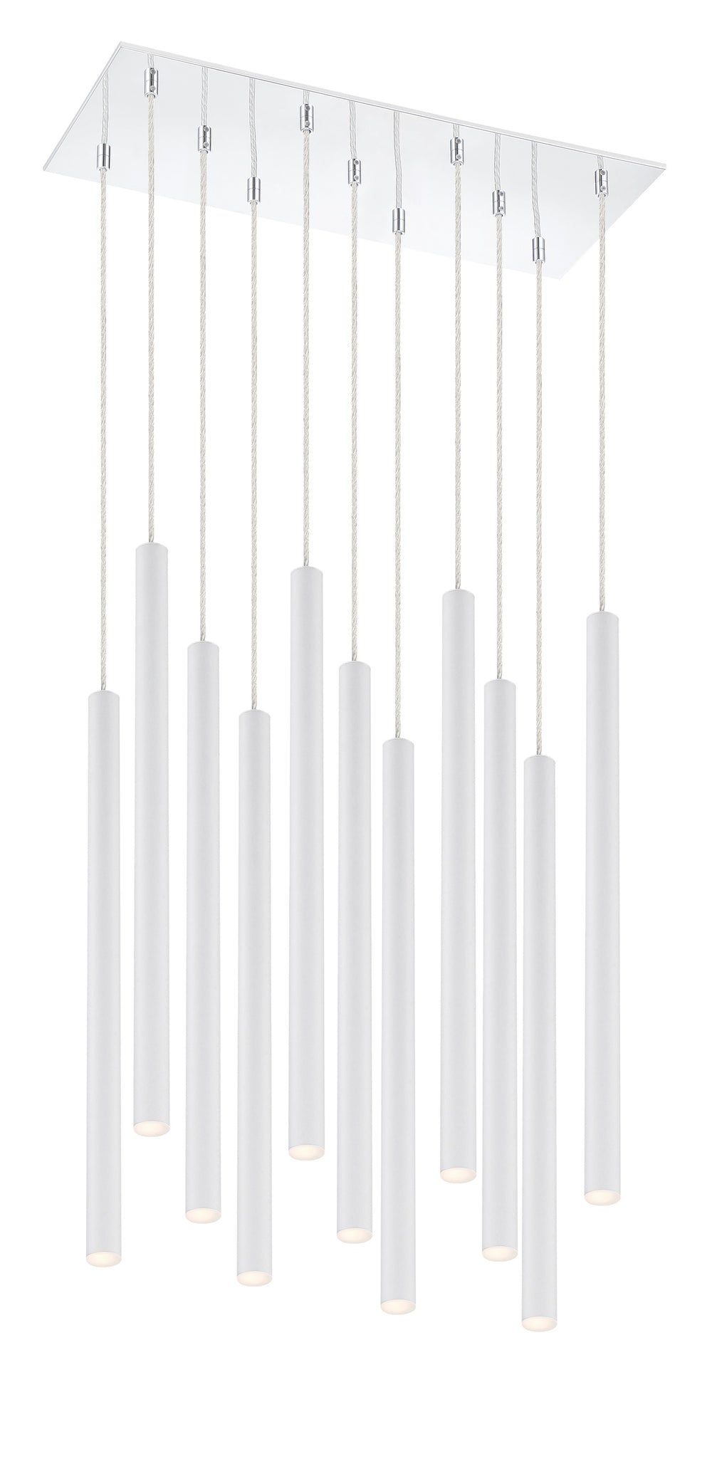 Forest 11 Light Island/Billiard in Chrome Finish