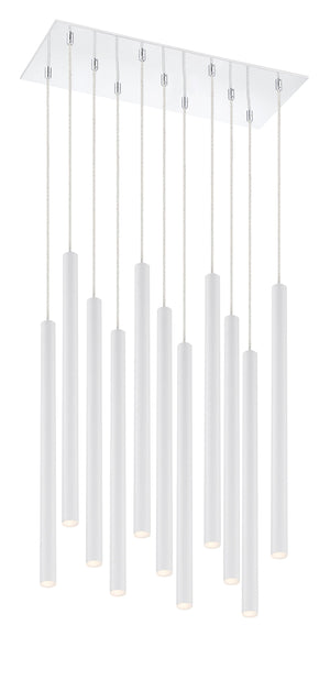 Forest 11 Light Island/Billiard in Chrome Finish