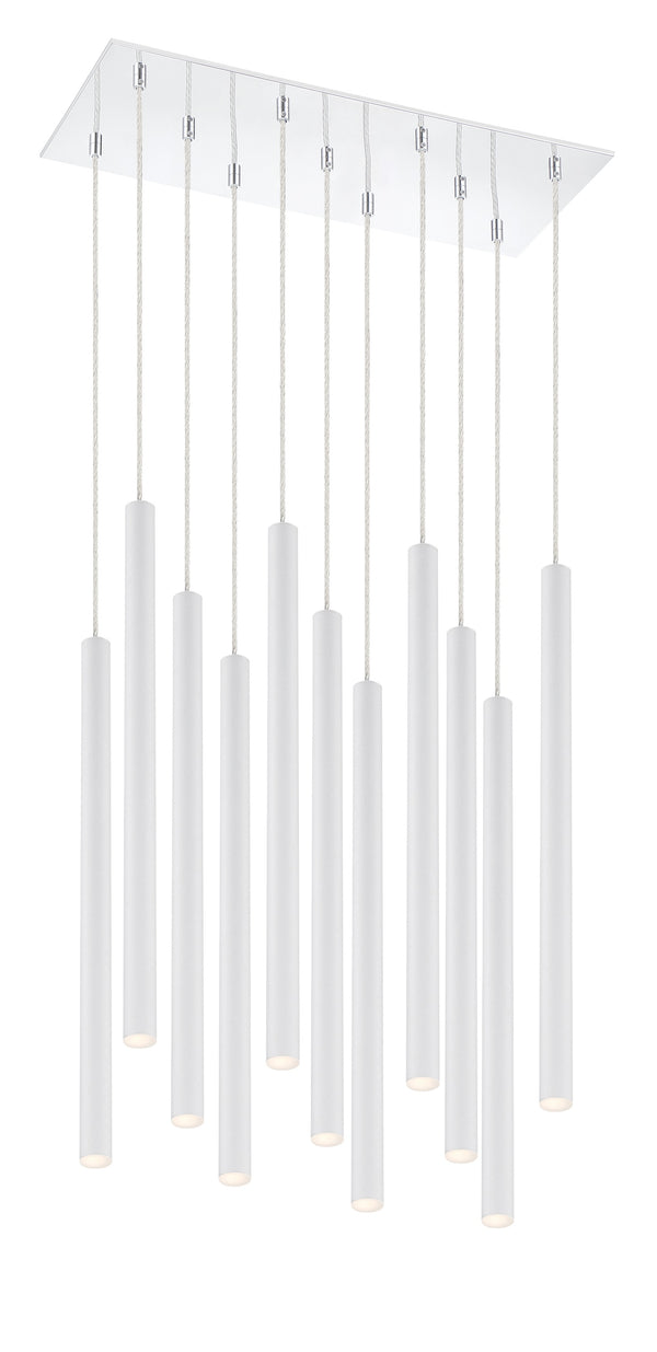 Forest 11 Light Island/Billiard in Chrome Finish