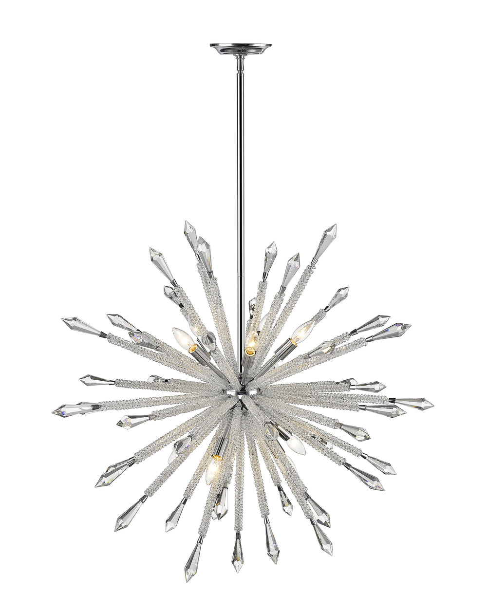 Soleia 10 Light Chandelier in Chrome  Finish