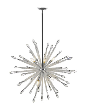Soleia 10 Light Chandelier in Chrome  Finish