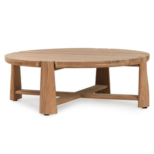Aston Outdoor Round Coffee Table 48" in Teak