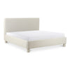 Ichigo Queen Bed in Light Grey Upholstery