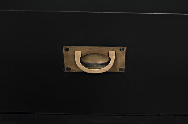 Vico Mahogany Dresser in Hand-Rubbed Black