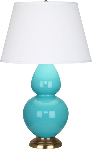 Egg Blue Double Gourd Table Lamp