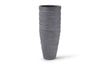 June Slim Planter, Raw Gray, Large