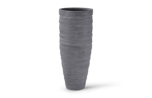 June Slim Planter, Raw Gray, Large